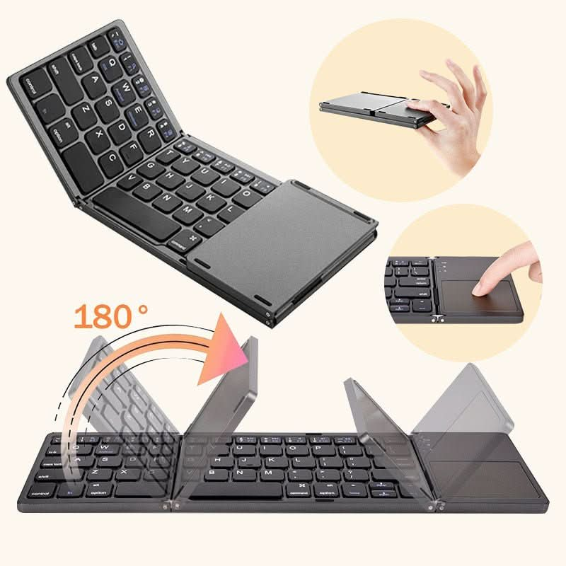 Wireless Foldable Bluetooth Keyboard for Devices